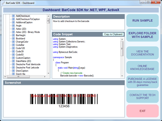 Bytescout BarCode Generator