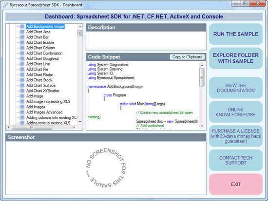 Bytescout Spreadsheet SDK