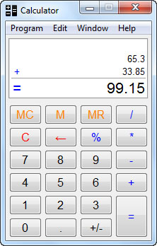 Calculator 32bit