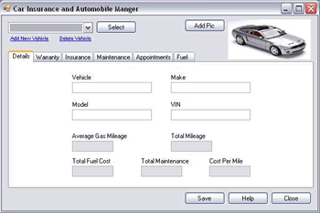 Car Insurance and Automobile Manager