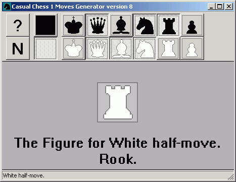 Casual Chess 1 Moves Generator