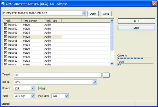 CDA Converter Activex (OCX)