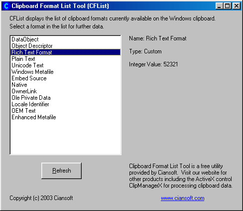 CFList