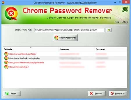 ChromePasswordRemover