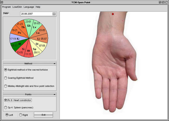 Chrono Acupuncture -TCM open points