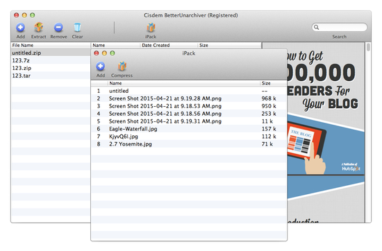 Cisdem BetterUnarchiver for Mac