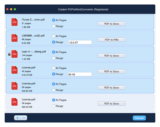 Cisdem PDFtoWordConverter for Mac