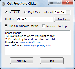 Cok Free Auto Clicker