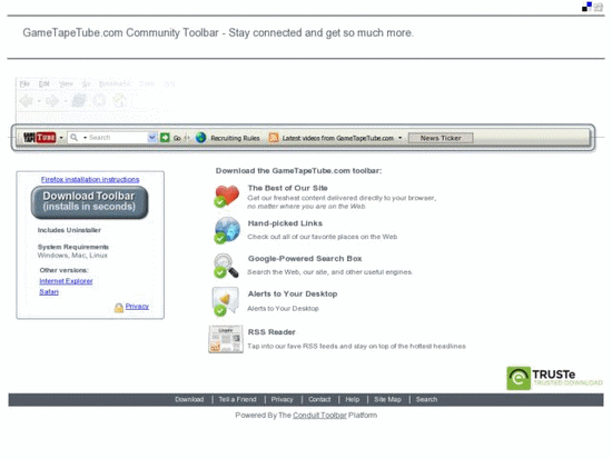 College Recruiting Toolbar