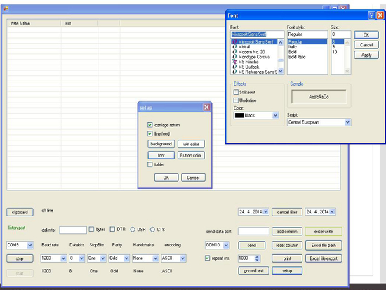 Com port monitoring