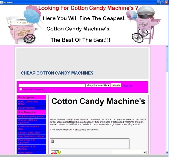 Cotton Candy Makers