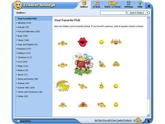 Crawler Smileys