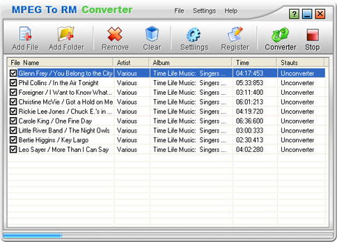 CrystalSoft MPEG To RM Converter