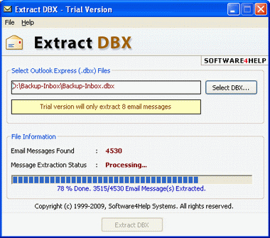 DBX to EML Converter