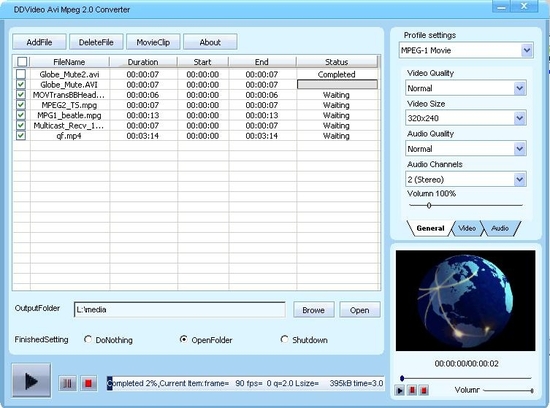 DDVideo AVI/MPEG Video Converter