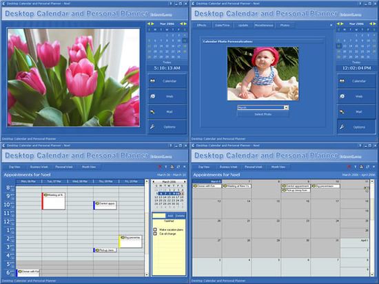 Desktop Calendar and Personal Planner