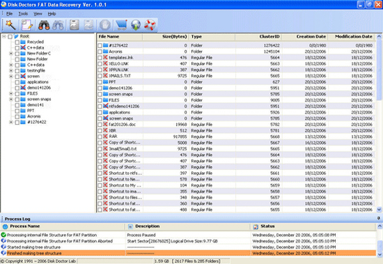 Disk Doctors FAT Data Recovery