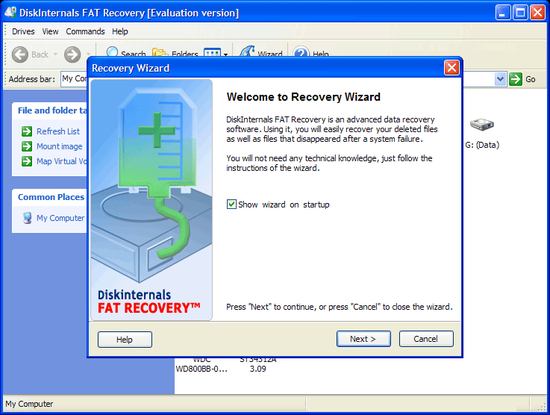 DiskInternals FAT Recovery