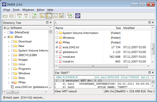 DMDE - DM Disk Editor and Data Recovery