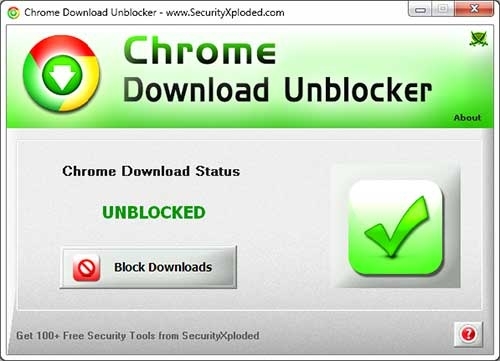 Download Unblocker for Google Chrome