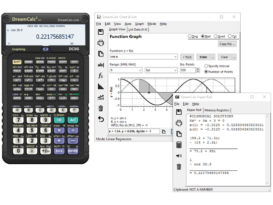 DreamCalc Scientific Graphing Calculator