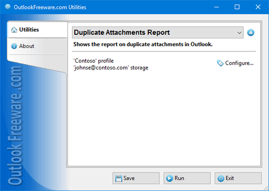 Duplicate Attachments Report
