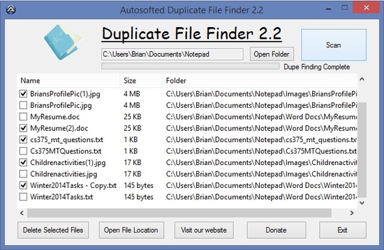 Duplicate File Finder