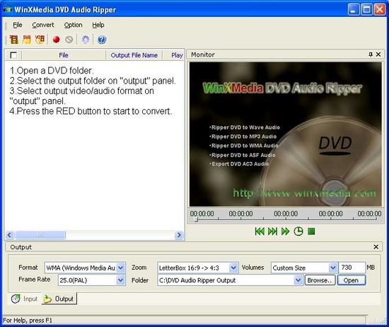 DVD Audio Ripper Purpose Tool