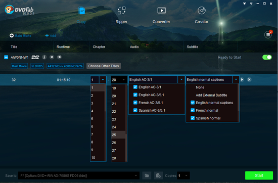 DVDFab Copy Suite