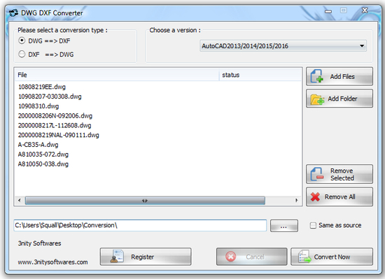 DWG DXF Converter