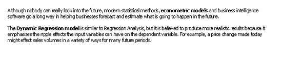 Dynamic Regression (MEGA)