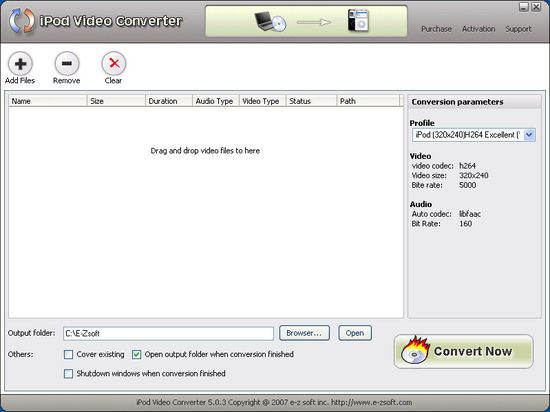 E-Zsoft iPod Video Converter
