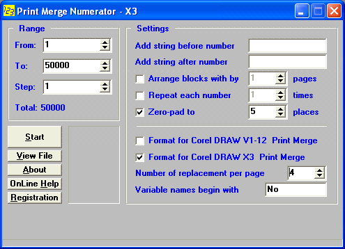 Easy Numbering