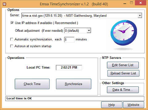 Emsa Time Synchronizer