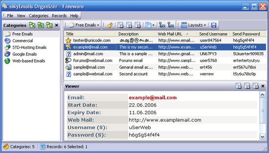 eMyEmails Organizer