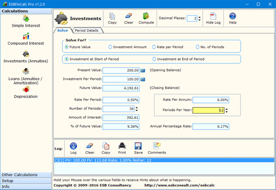 ESBFinCalc Pro