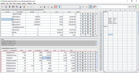 Estimator Application