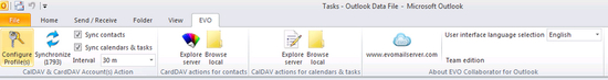EVO Collaborator for Outlook