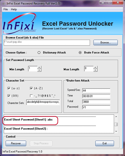 Excel Password Unlocker