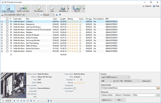 EZ CD Audio Converter Free