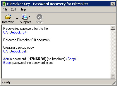 FileMaker Key