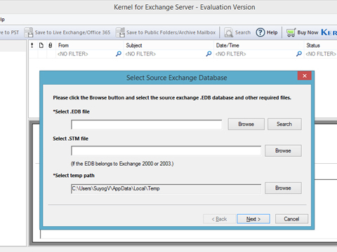 Fix Damaged EDB File