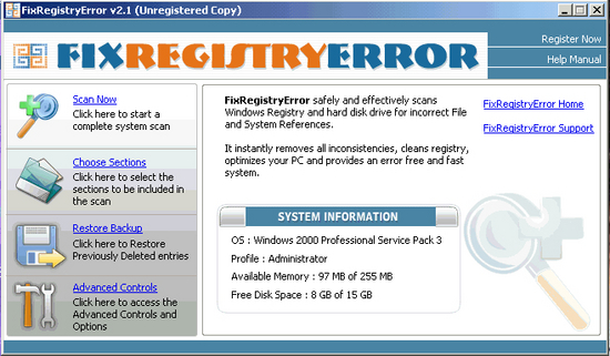 Fix Registry Errors