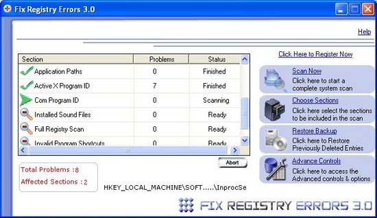 Fix Registry Errors