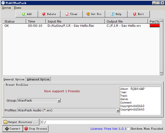 FLAC2WavPack