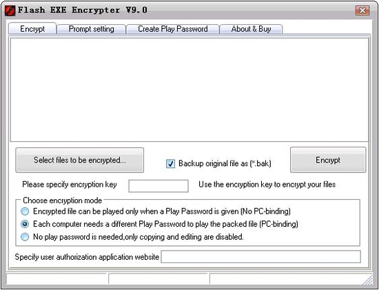 Flash EXE Encrypter