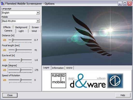 Flensted Screen Saver