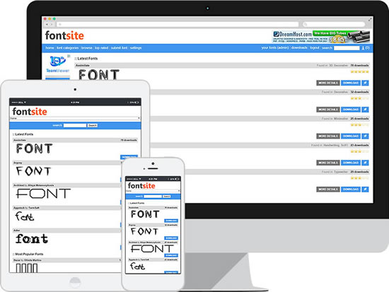 Fonts Site Script