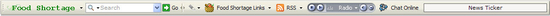Foodshortage  Toolbar