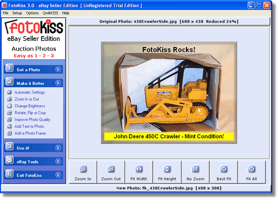 FotoKiss Auction Photo Editor